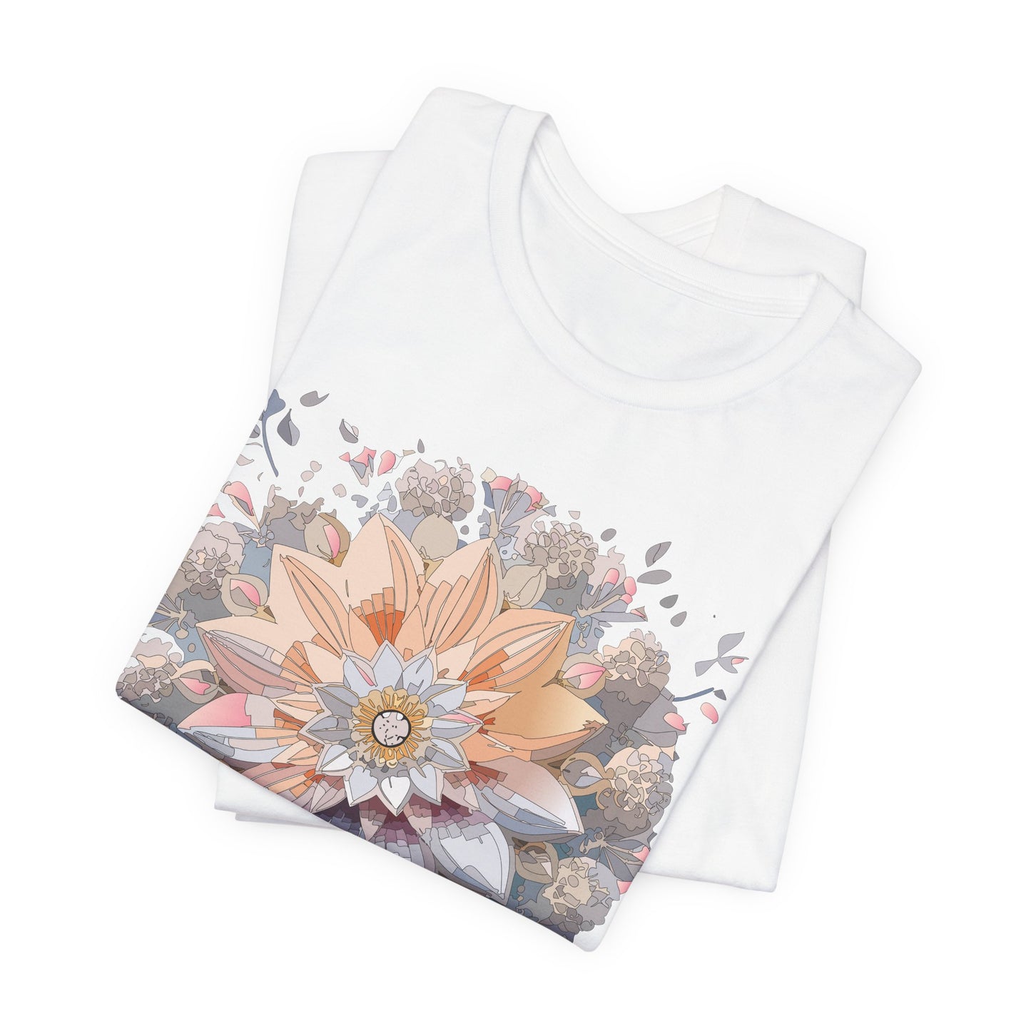 Floral Mandala Shirt, Flowers Mandala Shirt