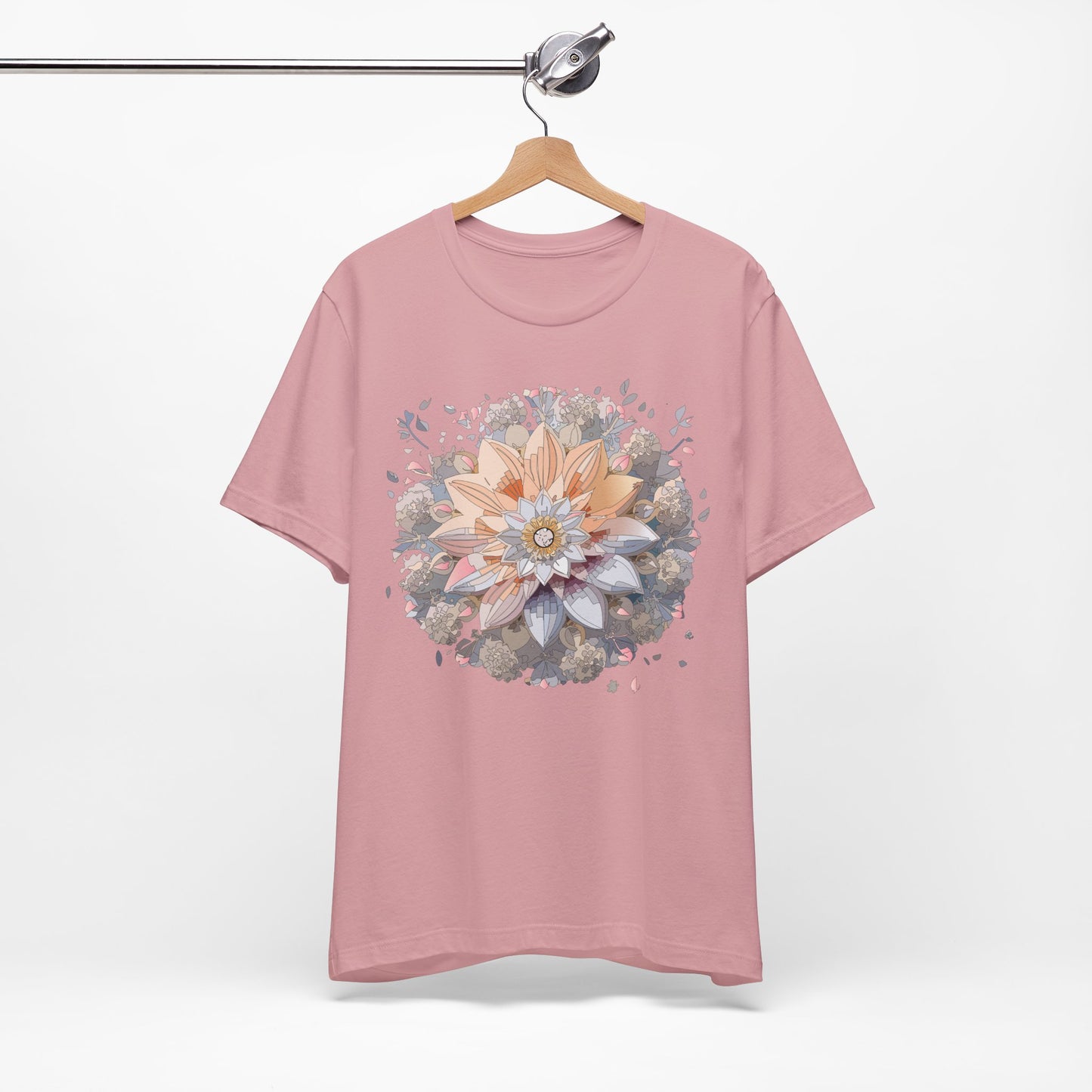 Floral Mandala Shirt, Flowers Mandala Shirt