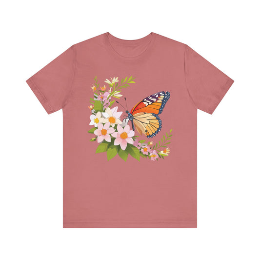Butterfly Tee Shirt, Shirt with Butterfly