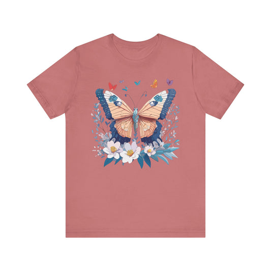 Butterfly Tee Shirt, Shirt with Butterfly