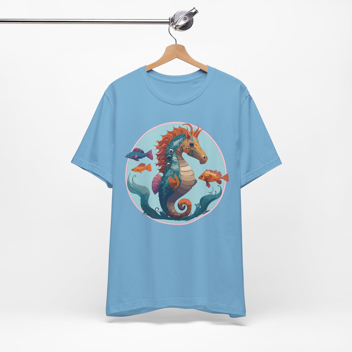 Animals Shirt, Shirt with Seahorse
