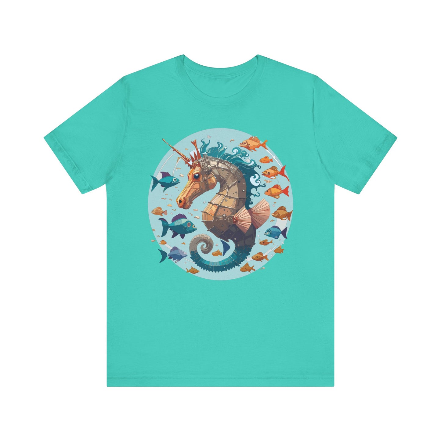Animals Shirt, Shirt with Seahorse
