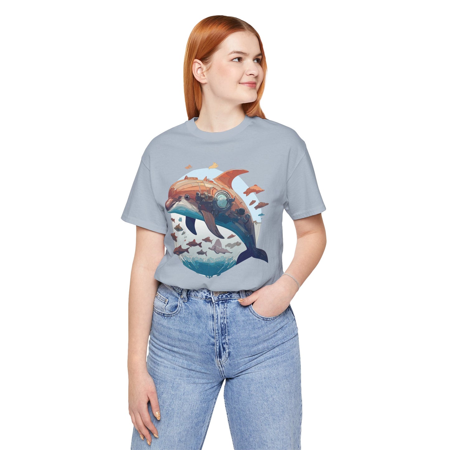 Animals Shirt, Shirt with Dolphin