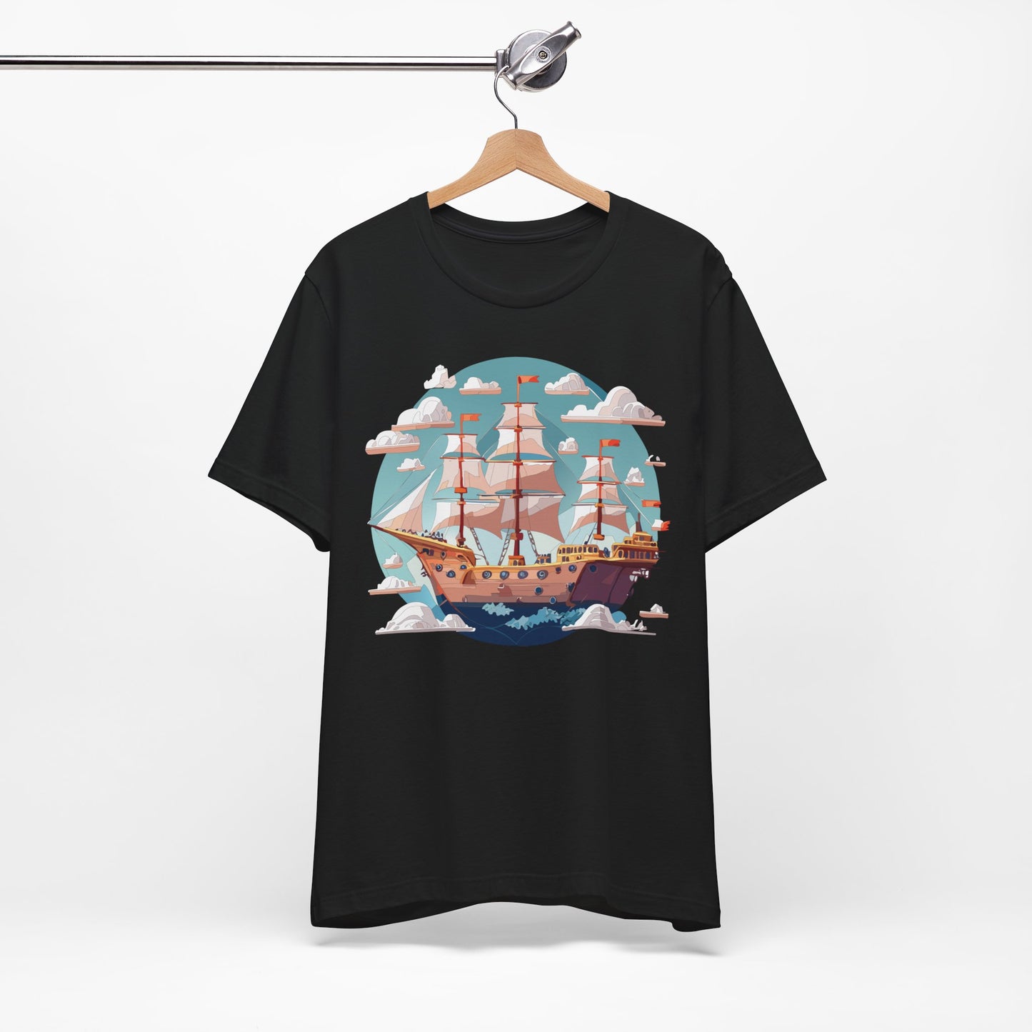 Ship Tee Shirt, Tee Shirt with Ship