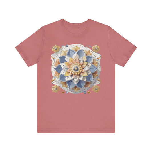 Floral Mandala Shirt, Flowers Mandala Shirt