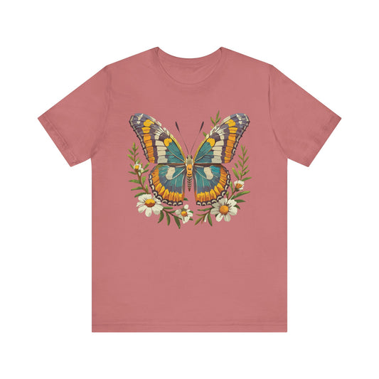 Butterfly Tee Shirt, Shirt with Butterfly