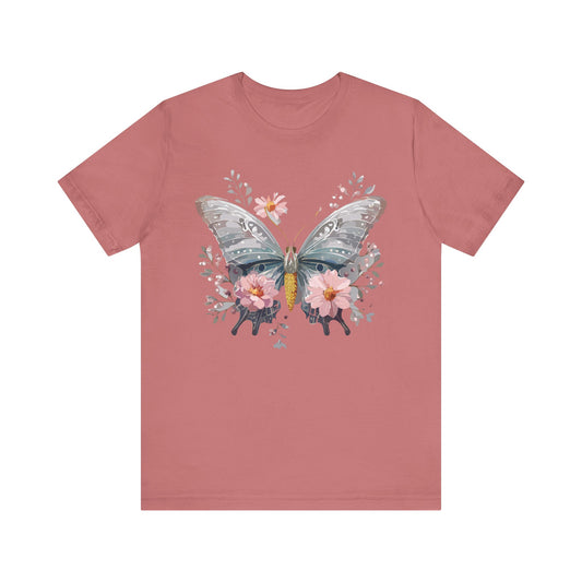 Butterfly Tee Shirt, Shirt with Butterfly