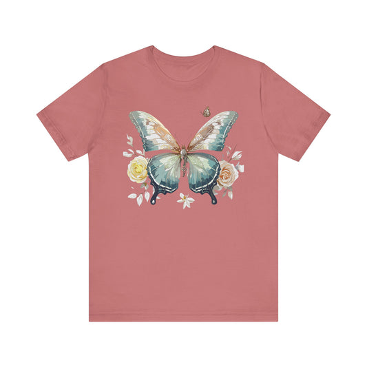 Butterfly Tee Shirt, Shirt with Butterfly
