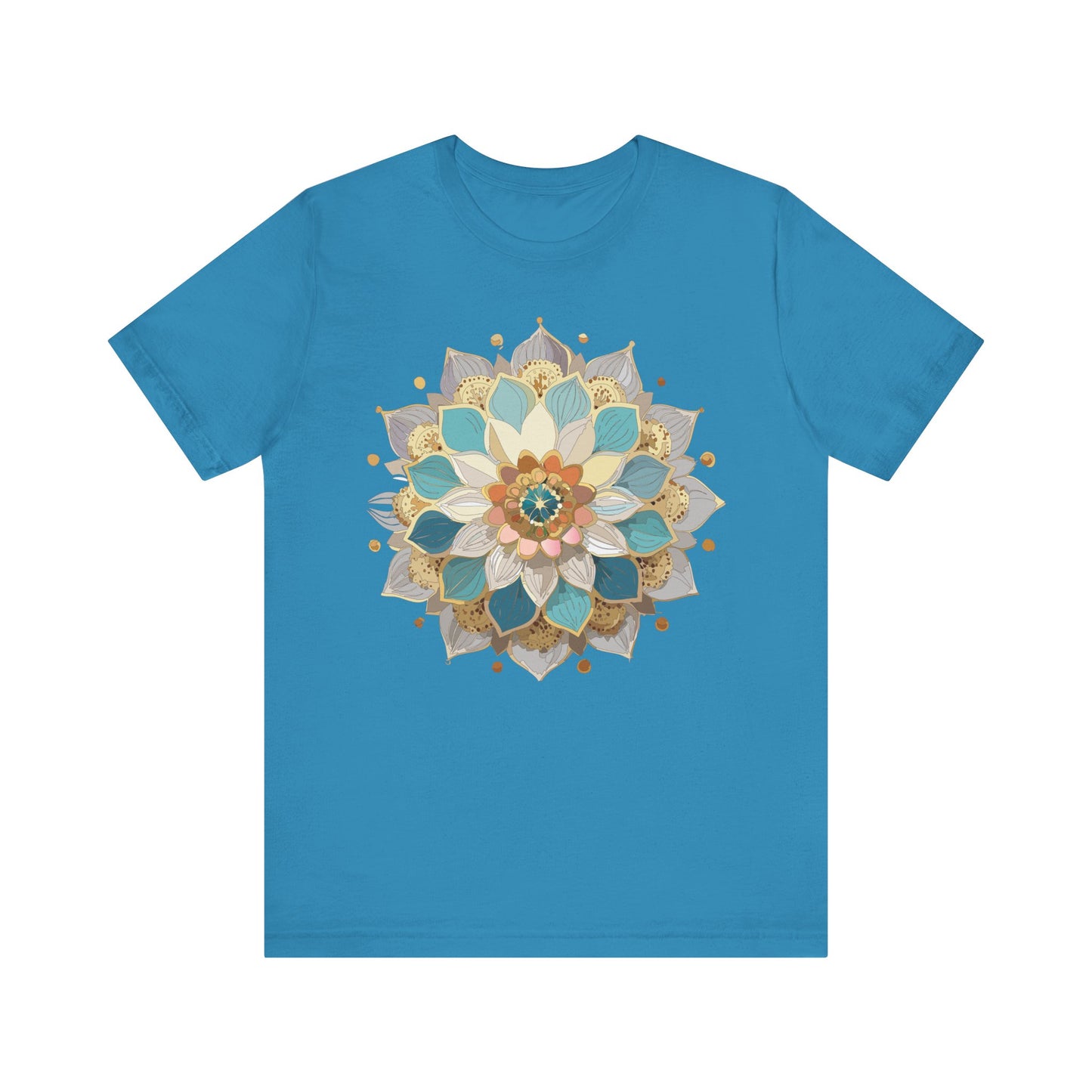 Floral Mandala Shirt, Flowers Mandala Shirt