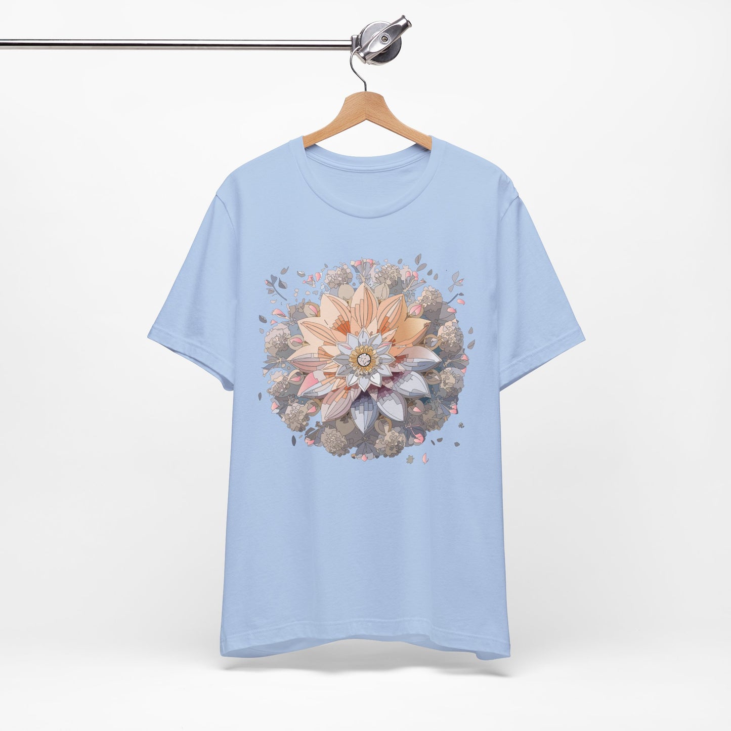 Floral Mandala Shirt, Flowers Mandala Shirt