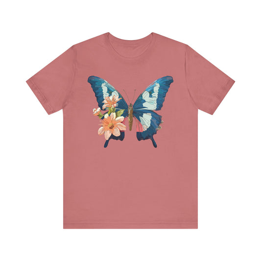 Butterfly Tee Shirt, Shirt with Butterfly