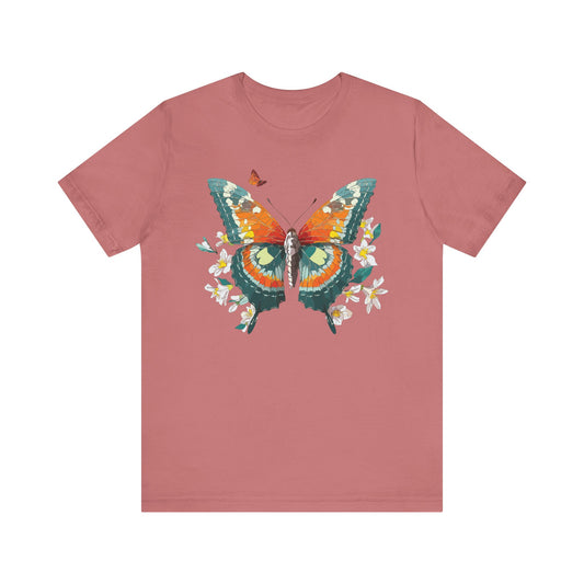 Butterfly Tee Shirt, Shirt with Butterfly