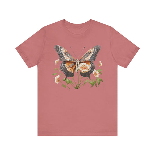 Butterfly Tee Shirt, Shirt with Butterfly