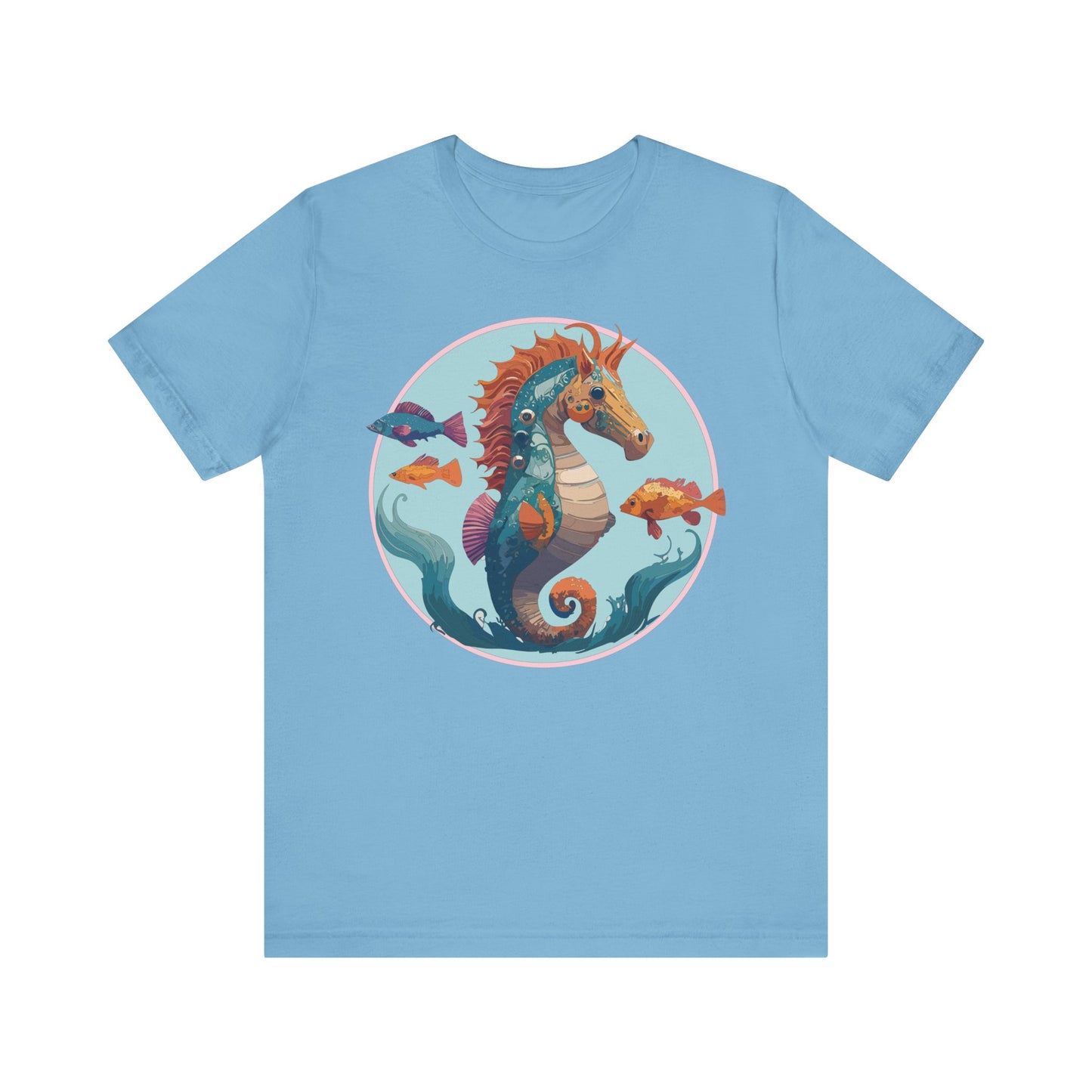 Animals Shirt, Shirt with Seahorse