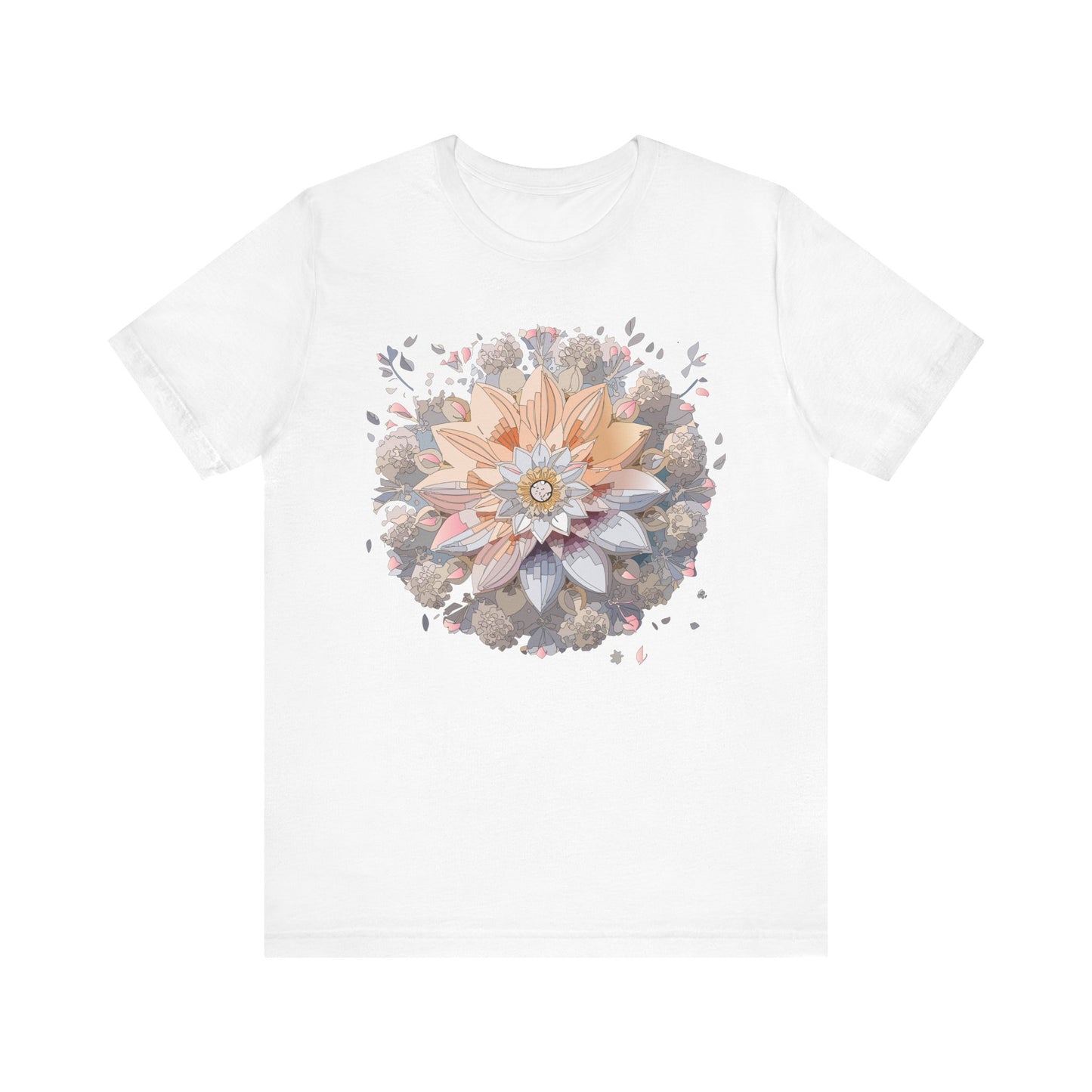 Floral Mandala Shirt, Flowers Mandala Shirt