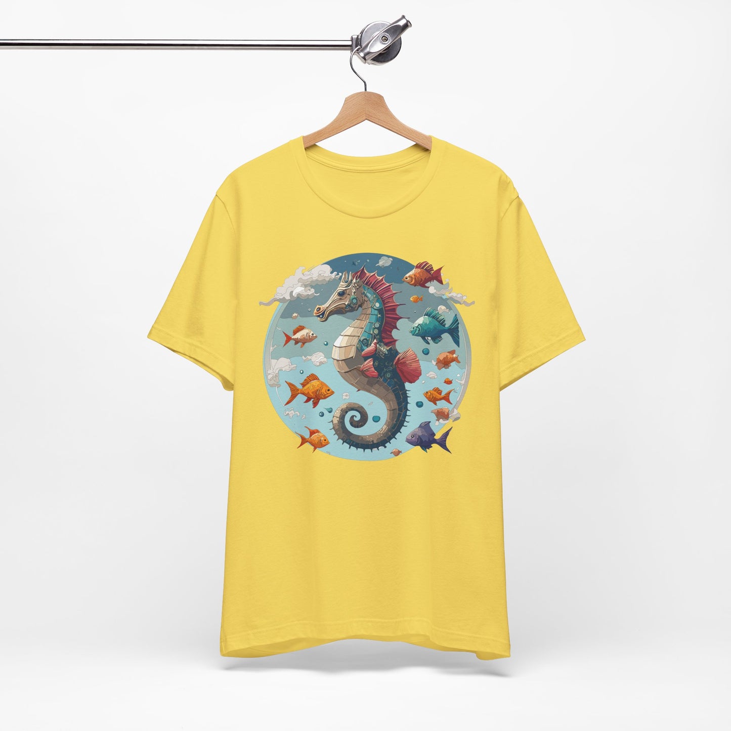 Animals Shirt, Shirt with Seahorse