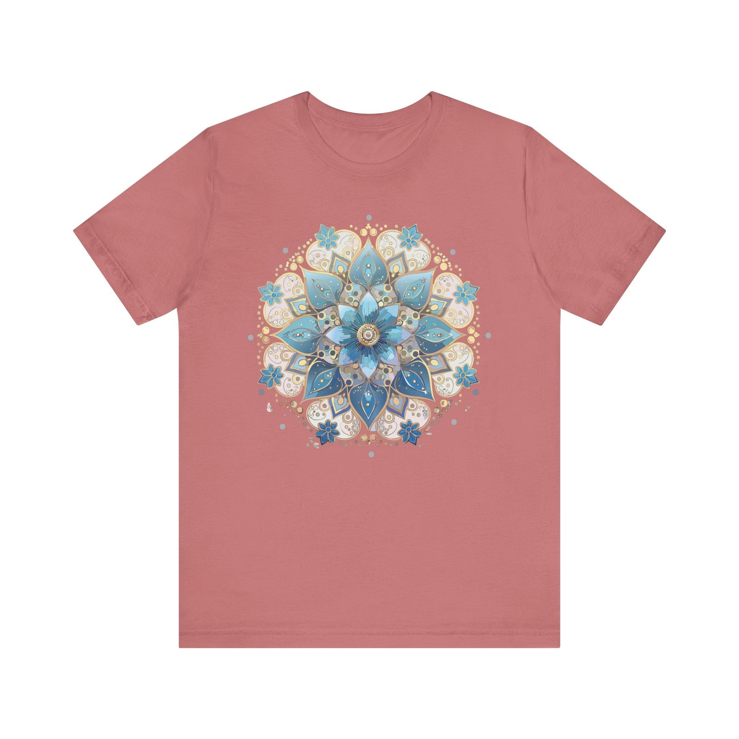 Floral Mandala Shirt, Flowers Mandala Shirt