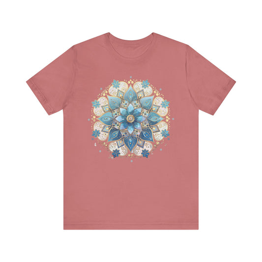 Floral Mandala Shirt, Flowers Mandala Shirt