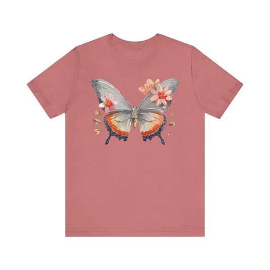 Butterfly Tee Shirt, Shirt with Butterfly