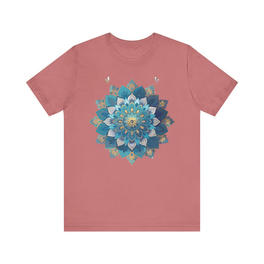 Floral Mandala Shirt, Flowers Mandala Shirt