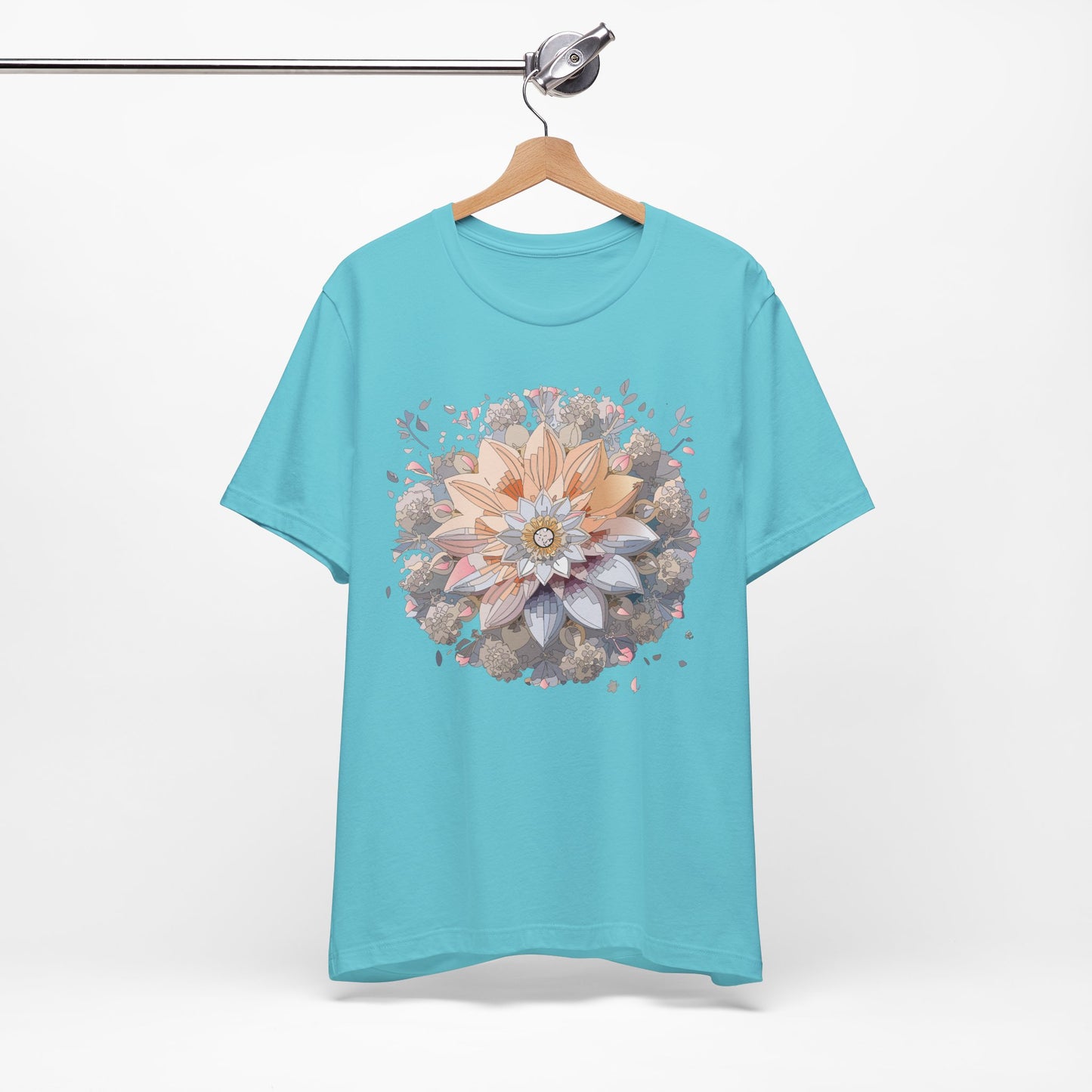 Floral Mandala Shirt, Flowers Mandala Shirt