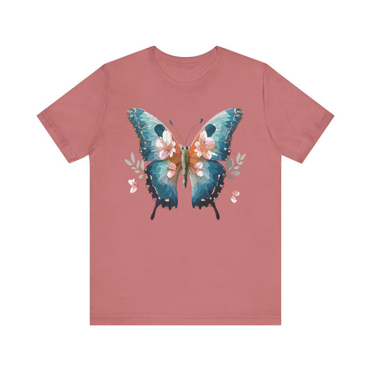 Butterfly Tee Shirt, Shirt with Butterfly