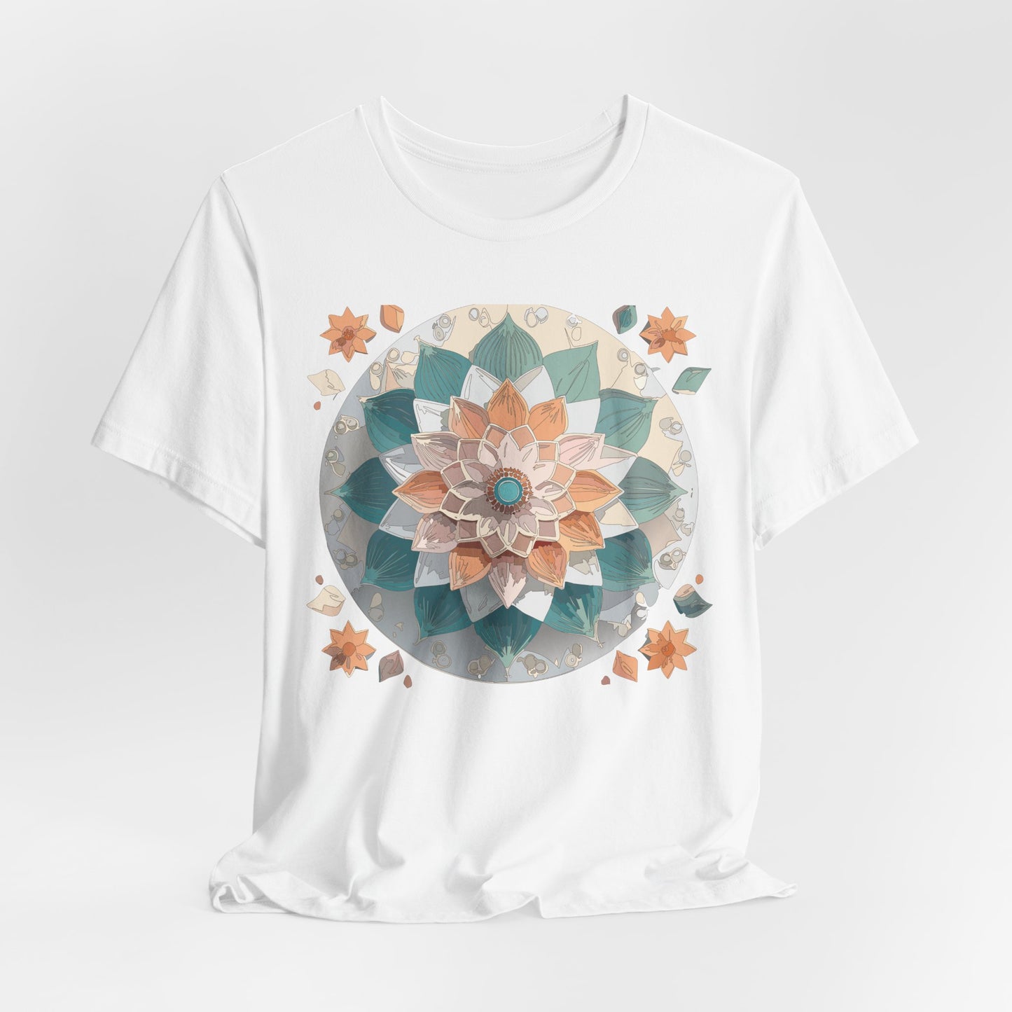 Floral Mandala Shirt, Flowers Mandala Shirt
