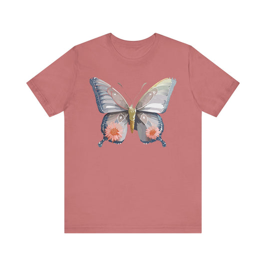 Butterfly Tee Shirt, Shirt with Butterfly