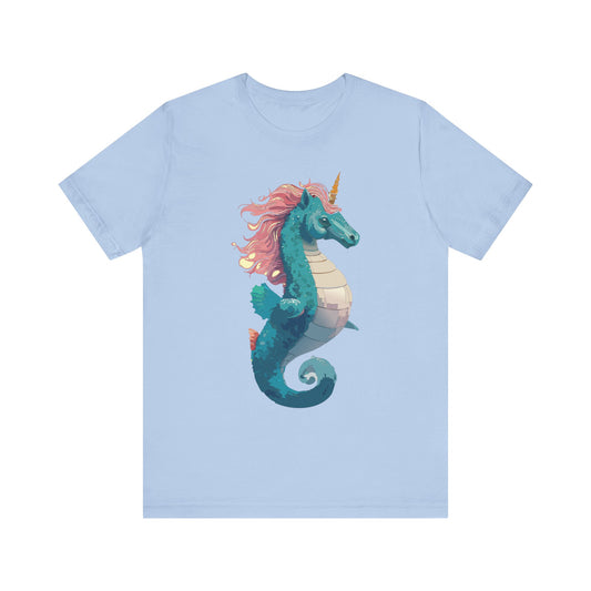 Animals Shirt, Shirt with Seahorse