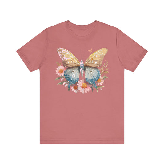 Butterfly Tee Shirt, Shirt with Butterfly