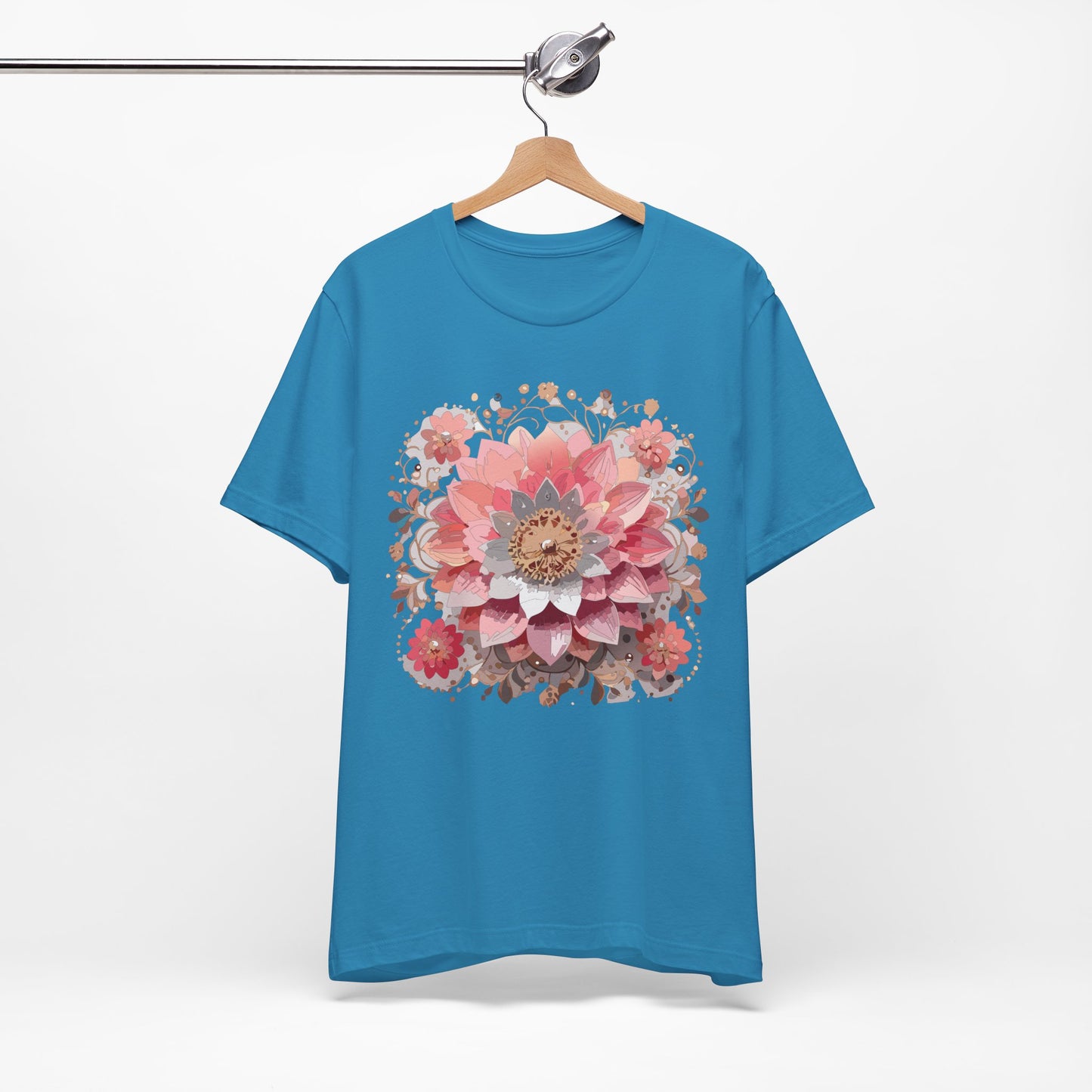 Floral Mandala Shirt, Flowers Mandala Shirt