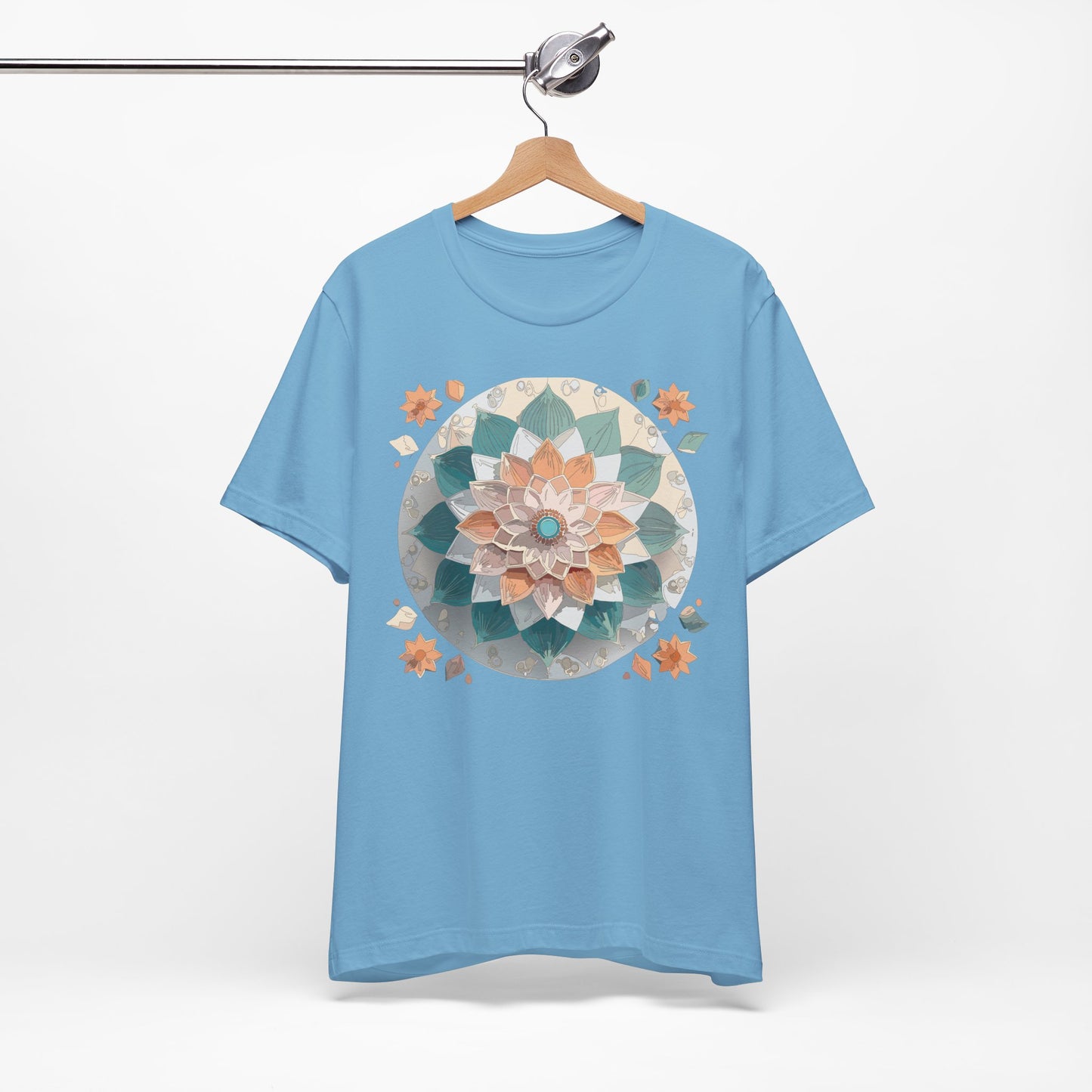 Floral Mandala Shirt, Flowers Mandala Shirt