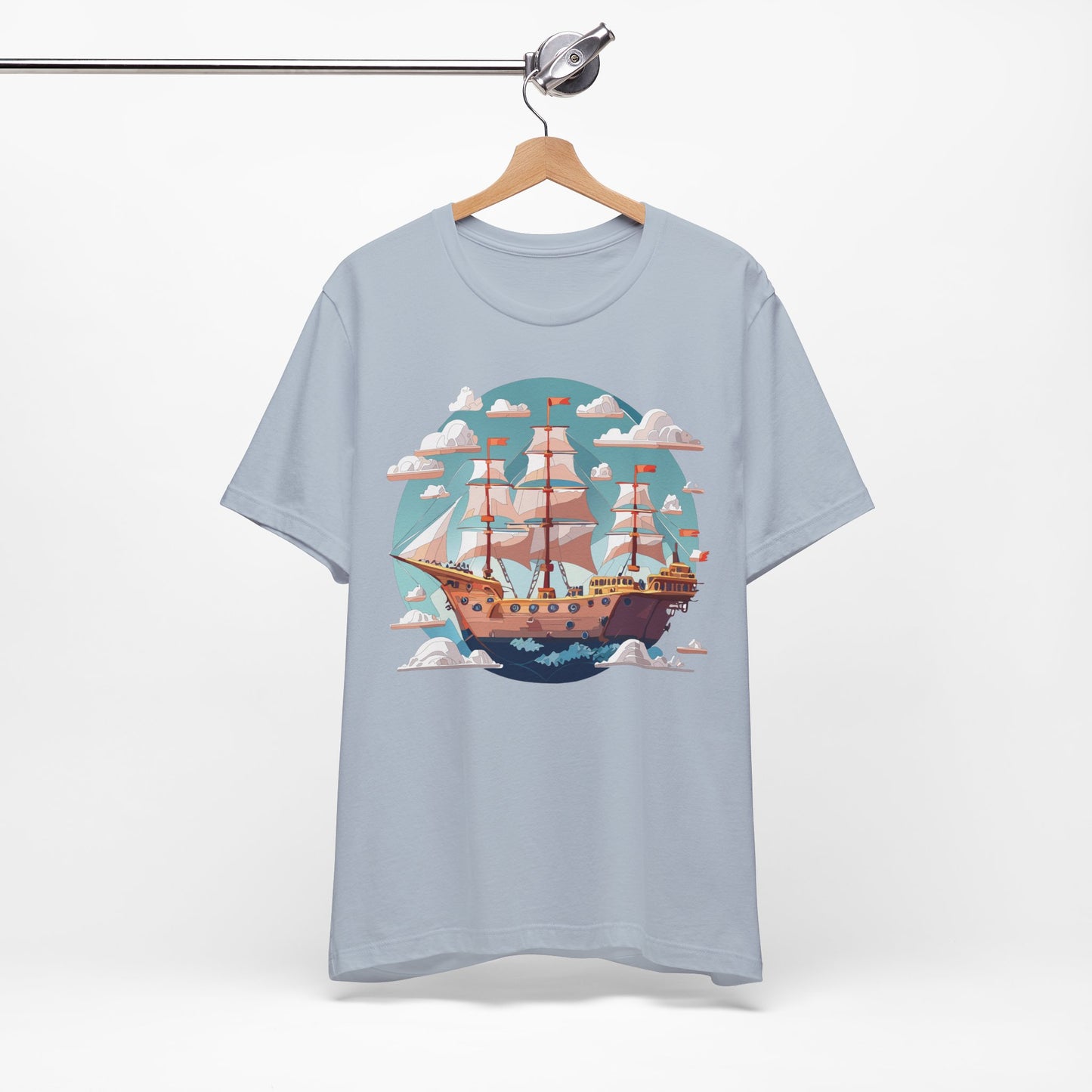 Ship Tee Shirt, Tee Shirt with Ship