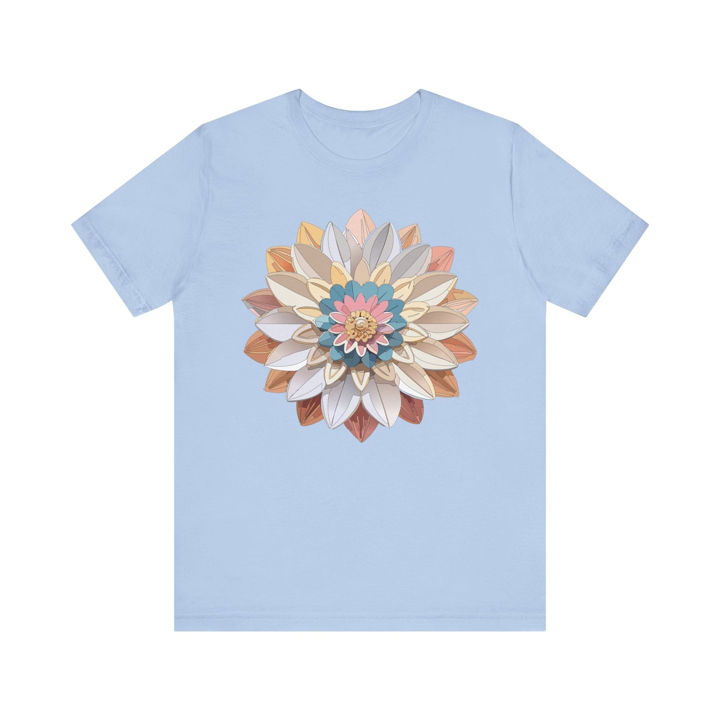 Floral Mandala Shirt, Flowers Mandala Shirt