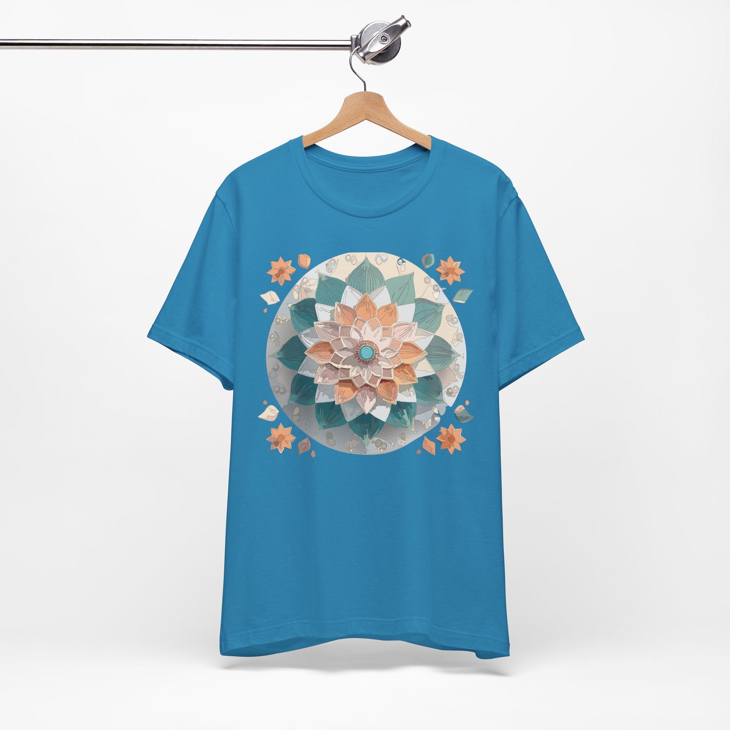 Floral Mandala Shirt, Flowers Mandala Shirt
