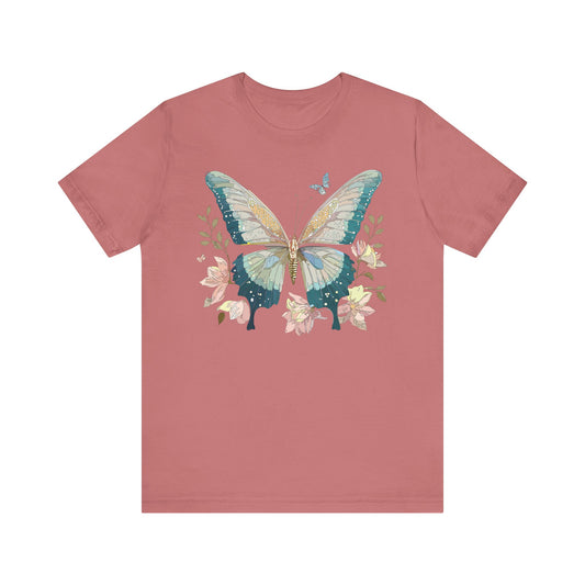 Butterfly Tee Shirt, Shirt with Butterfly