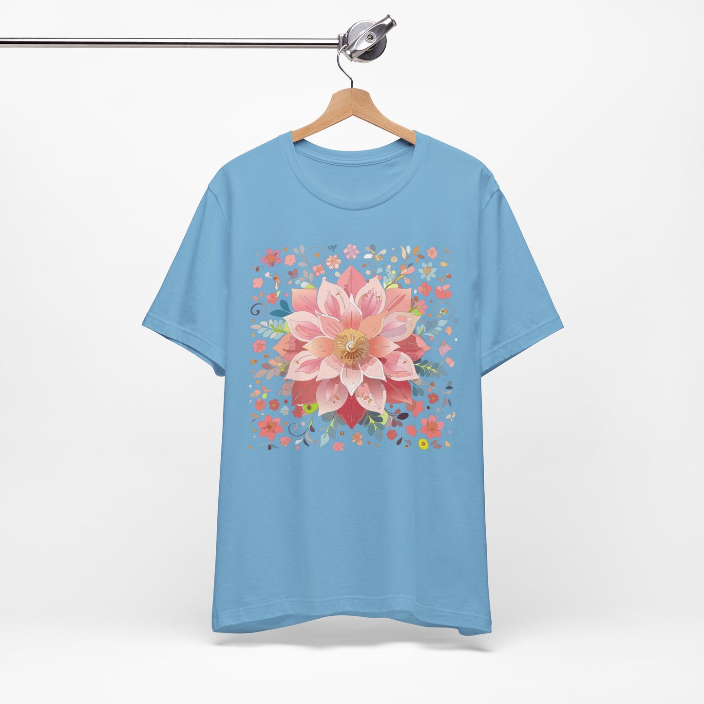 Floral Mandala Shirt, Flowers Mandala Shirt