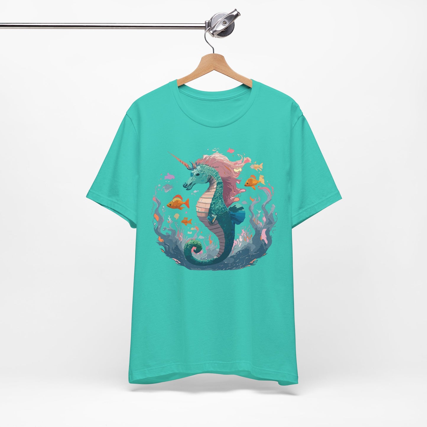 Animals Shirt, Shirt with Seahorse