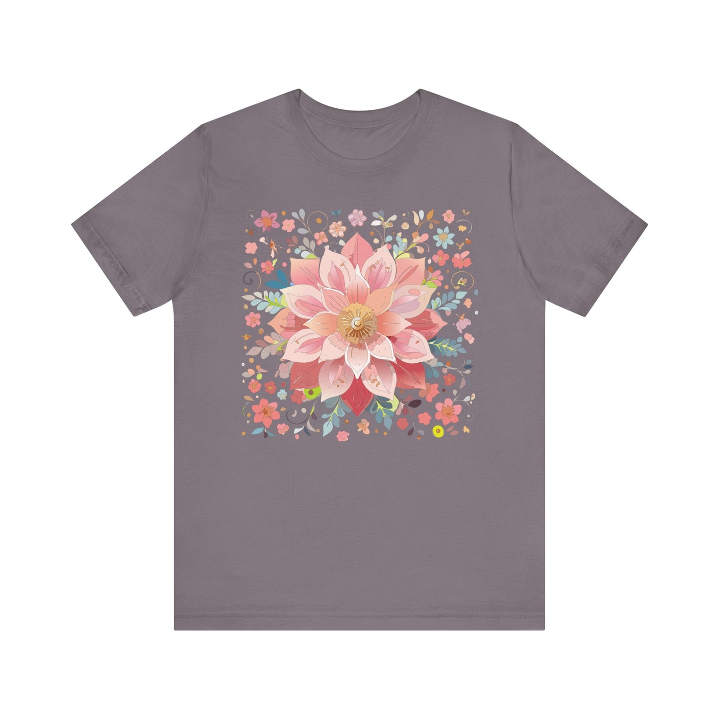 Floral Mandala Shirt, Flowers Mandala Shirt