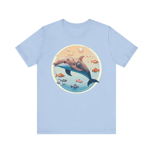 Animals Shirt, Shirt with Dolphin