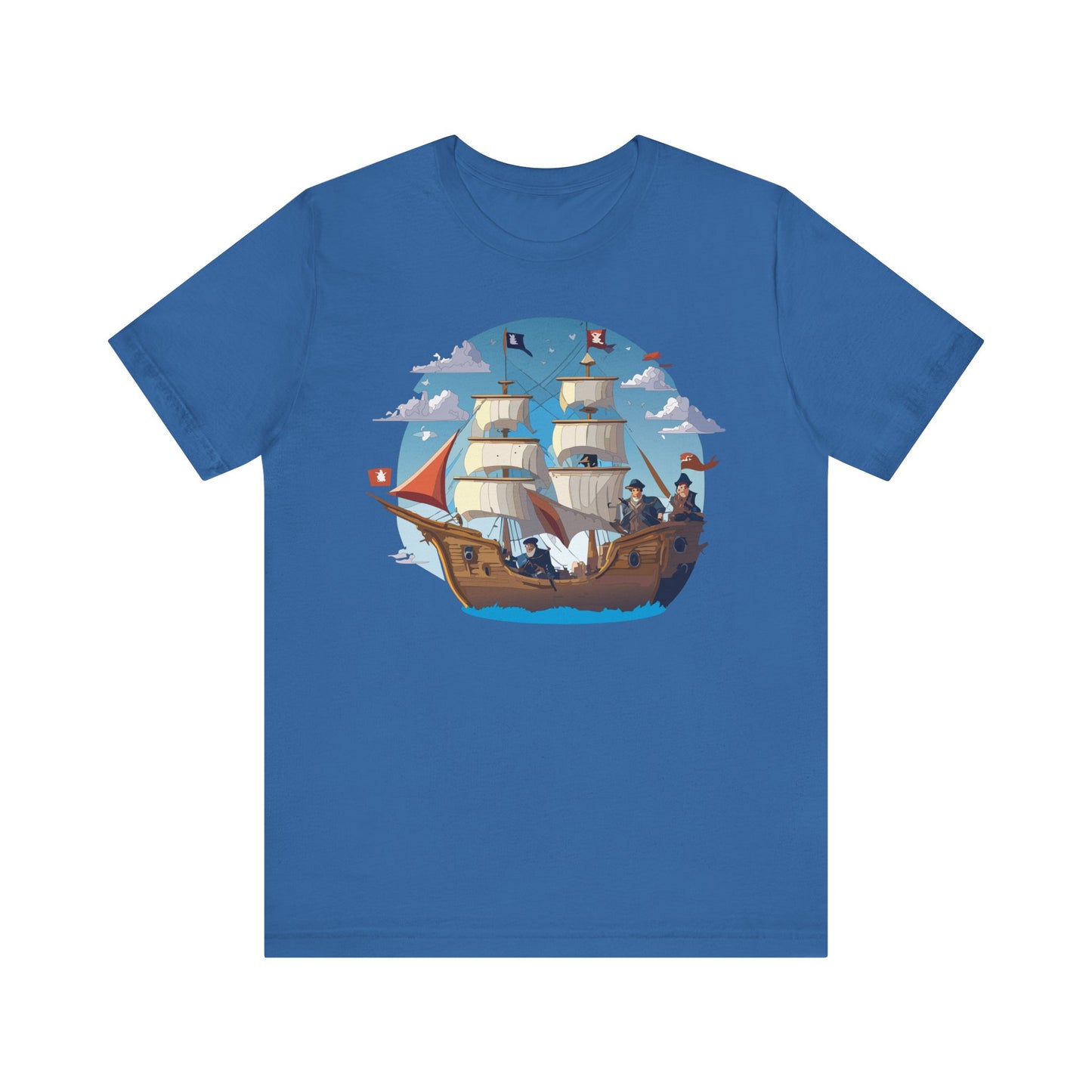 Ship Tee Shirt, Tee Shirt with Ship