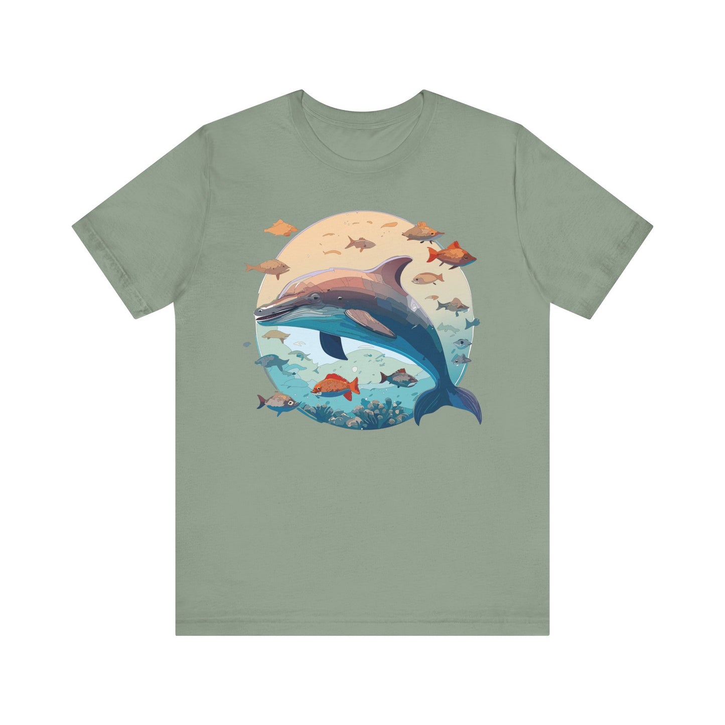 Animals Shirt, Shirt with Dolphin