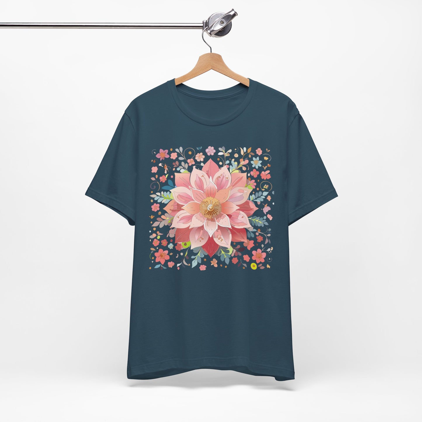 Floral Mandala Shirt, Flowers Mandala Shirt