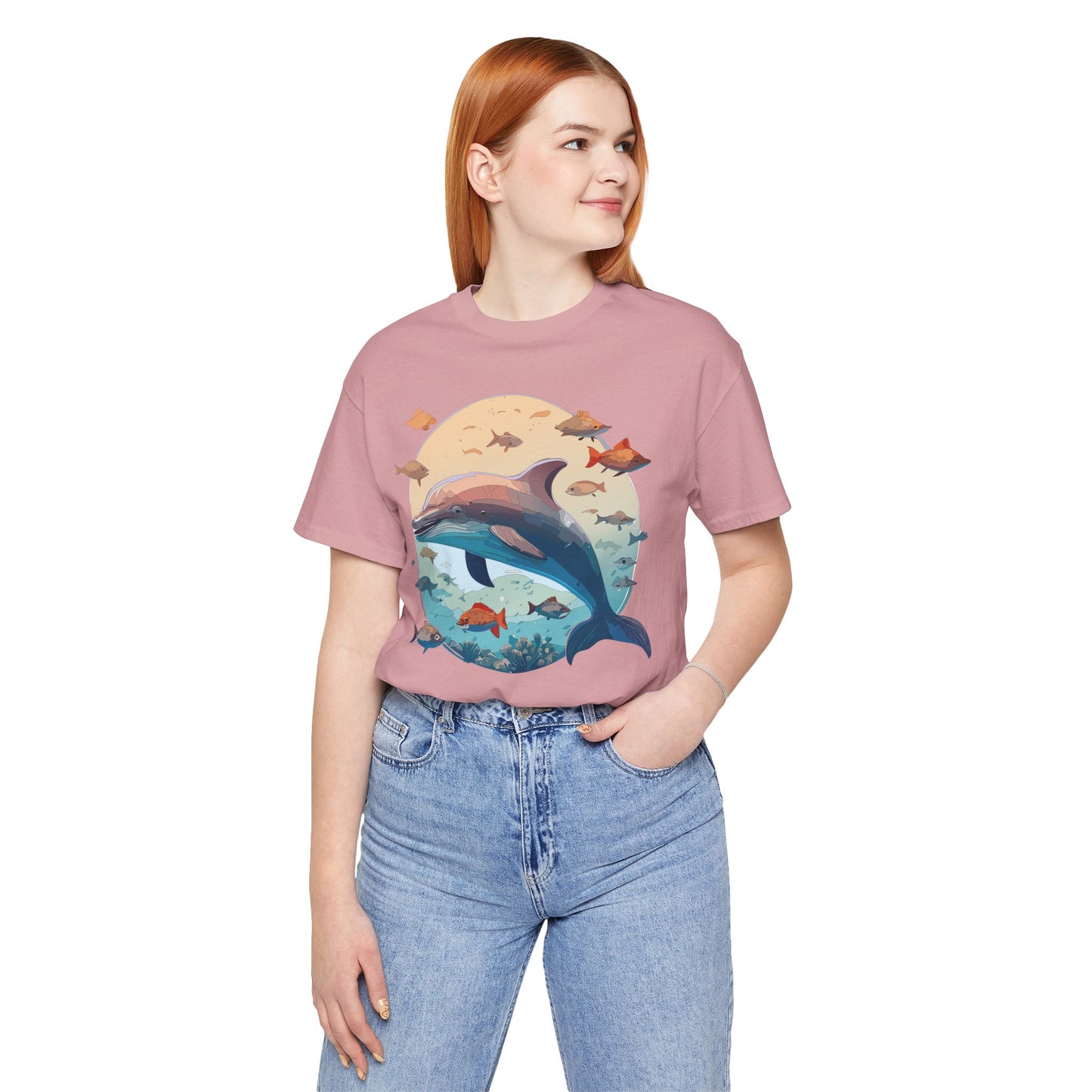 Animals Shirt, Shirt with Dolphin