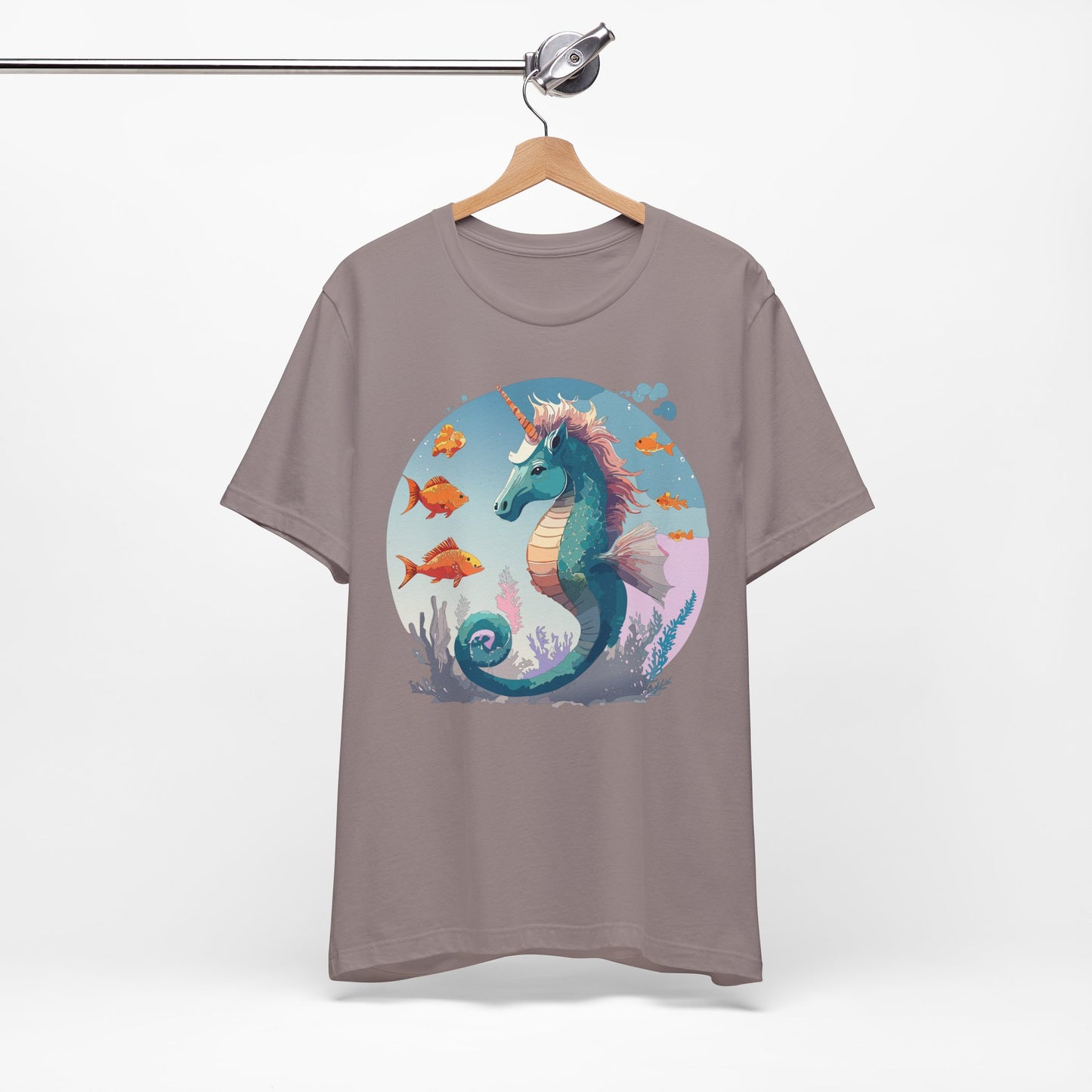 Animals Shirt, Shirt with Seahorse