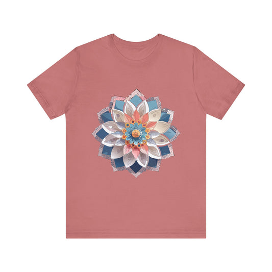 Floral Mandala Shirt, Flowers Mandala Shirt