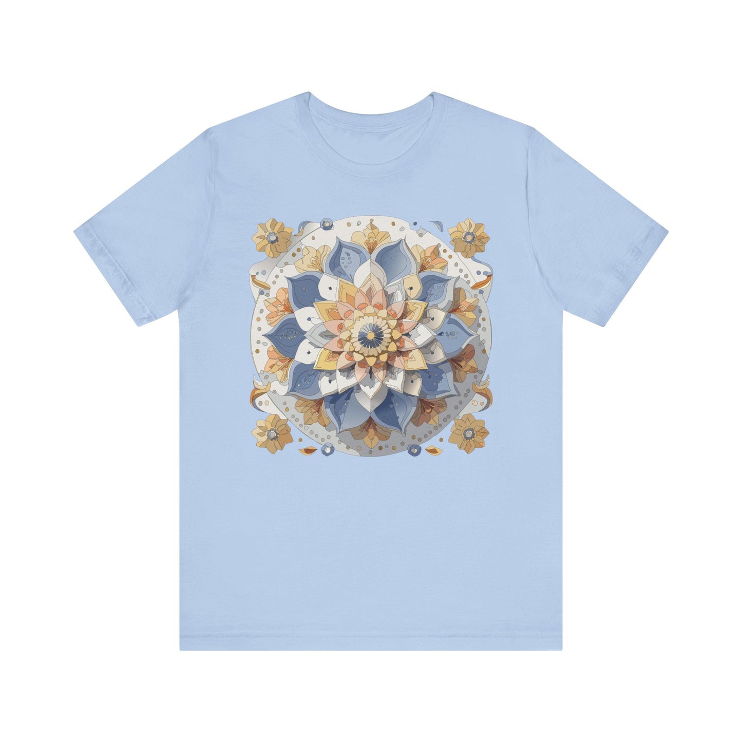 Floral Mandala Shirt, Flowers Mandala Shirt