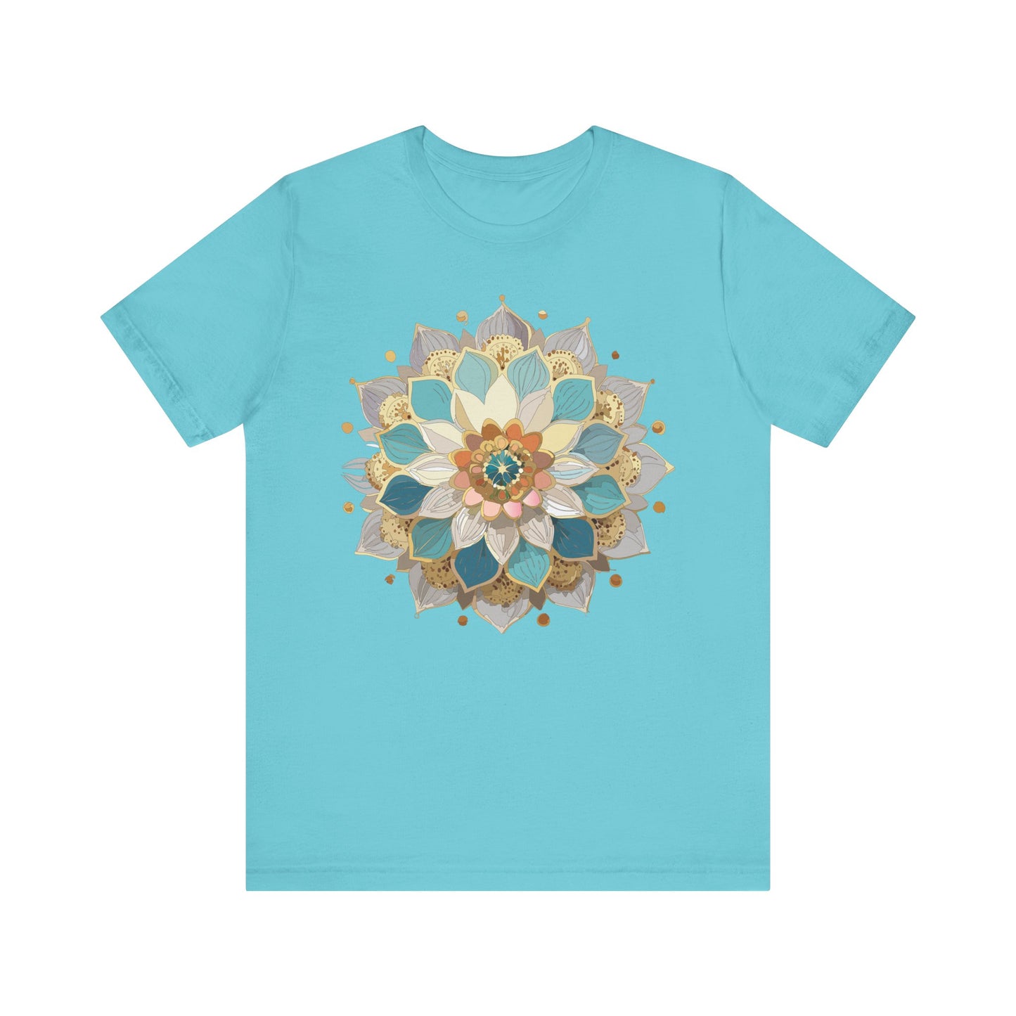 Floral Mandala Shirt, Flowers Mandala Shirt