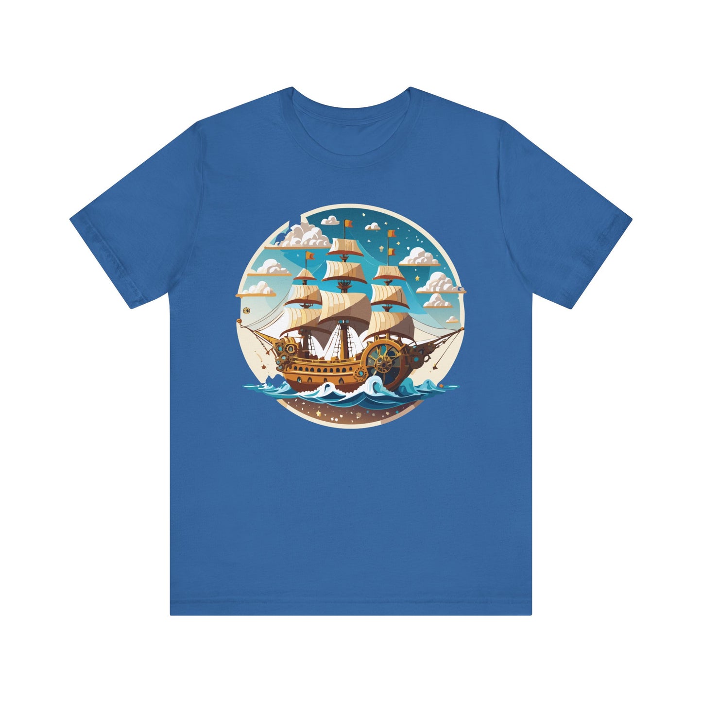 Ship Tee Shirt, Tee Shirt with Ship