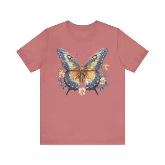 Butterfly Tee Shirt, Shirt with Butterfly